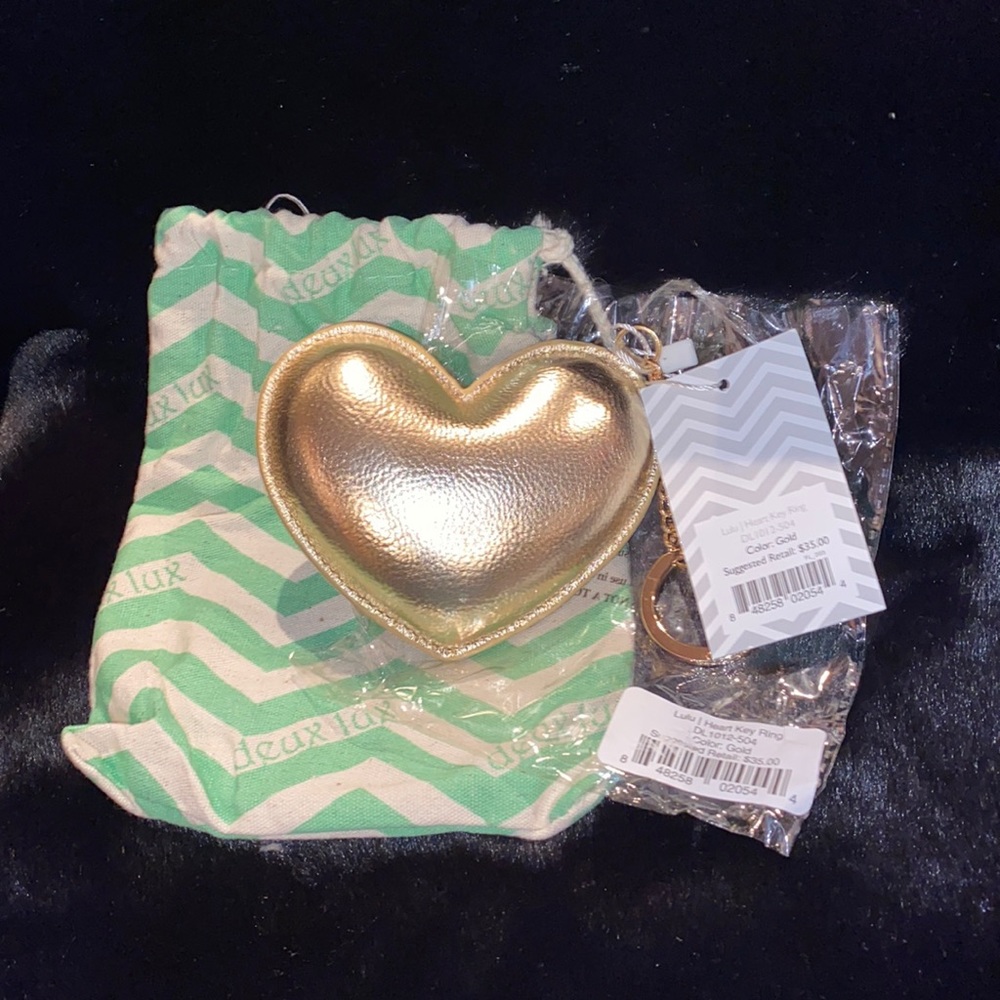 DEUX LUX lulu heart key ring